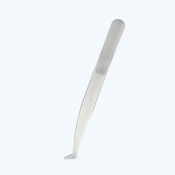 Volume tweezer rounded silver